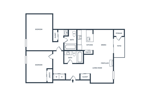 this is the floor plan of the apartment